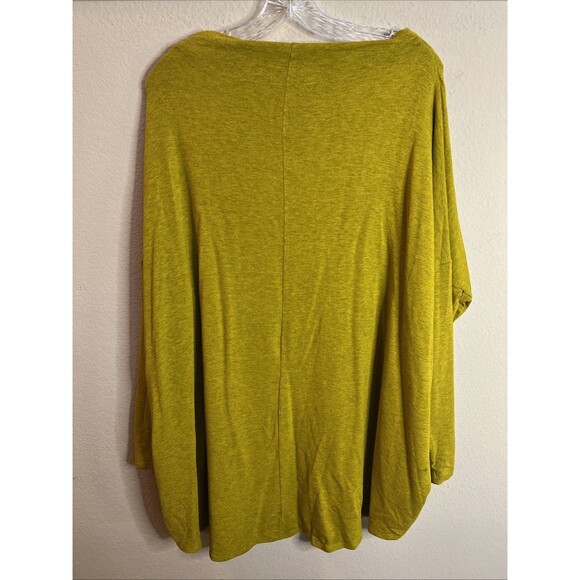 Bryn Walker Dimitri French Terry Tunic Top Small Blue Dolman Sleeve Boat Neck - Picture 3 of 13